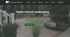 Desktop Screenshot of highergroundlandscaping.net