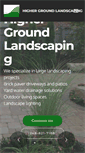 Mobile Screenshot of highergroundlandscaping.net